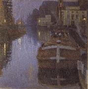 Albert Baertsoen Ghent,Evening oil on canvas